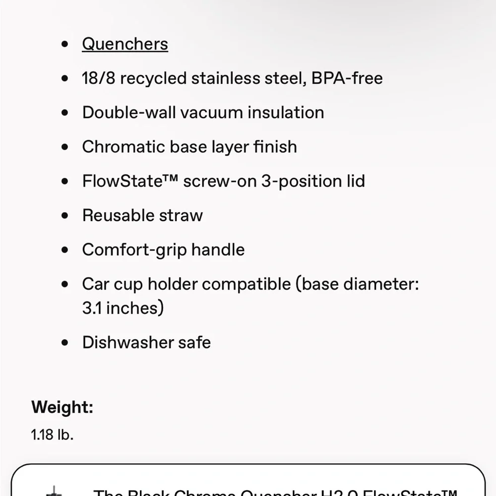 Stanley Black Chrome Quencher - Picture 9 of 10